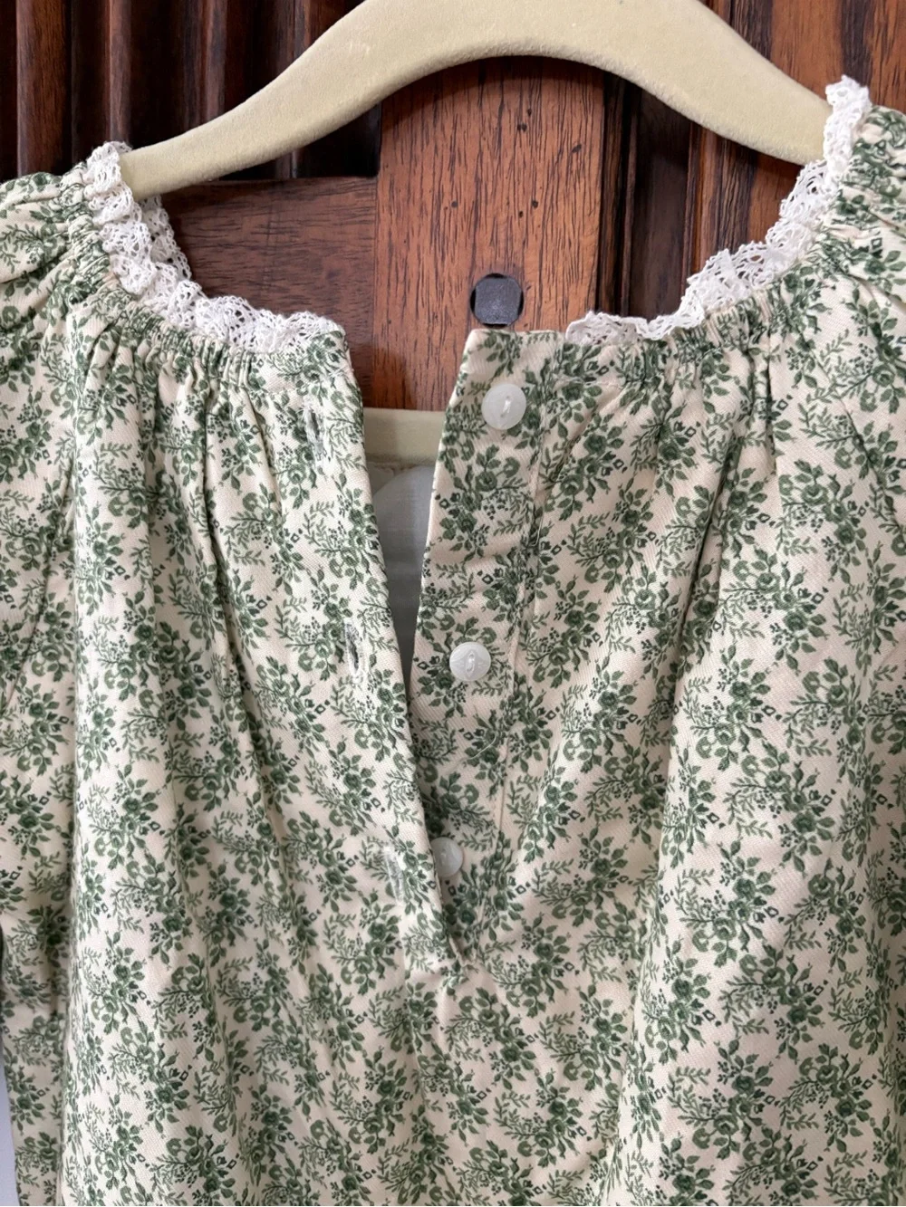 Ralph Lauren Floral Smocked Cotton Twill Coverall